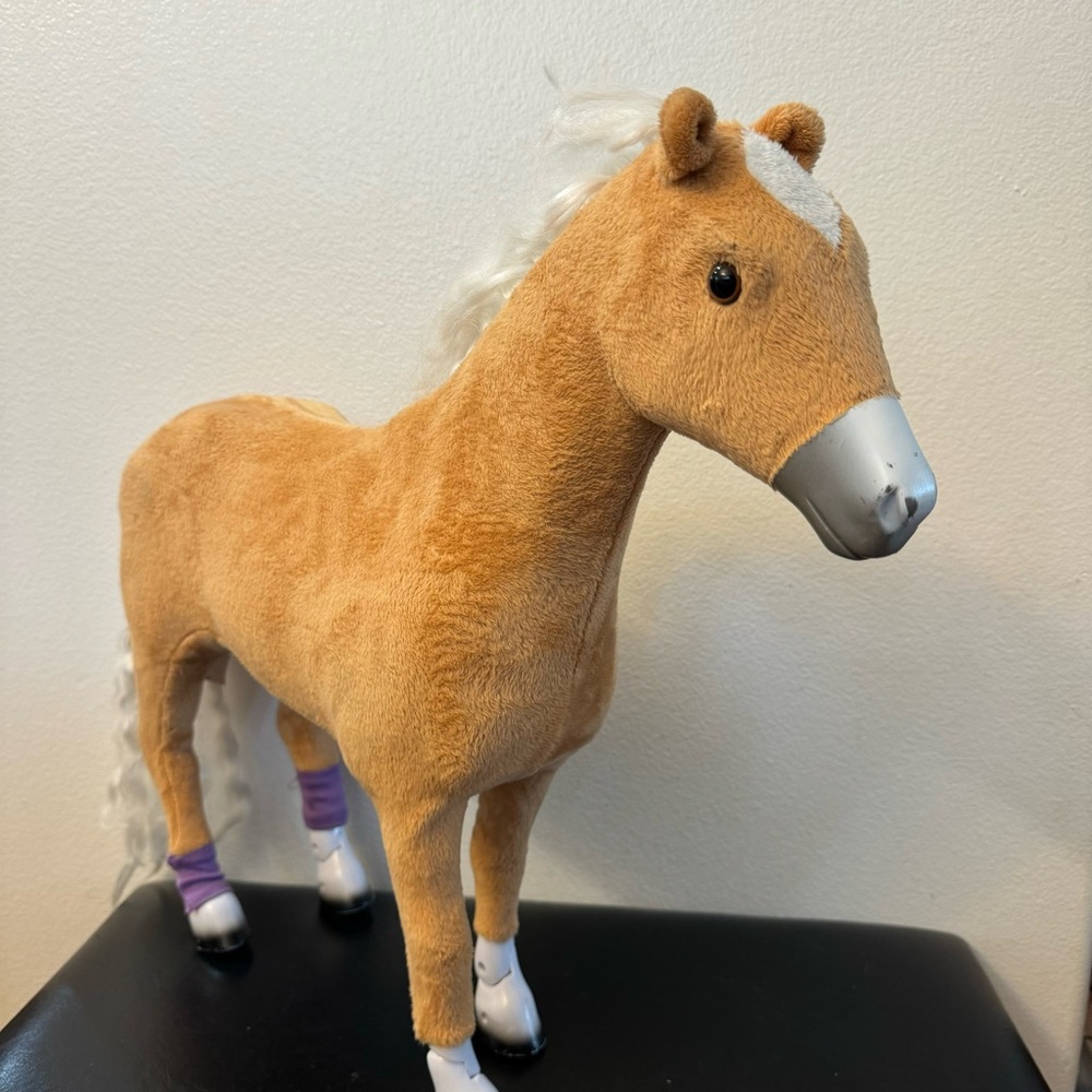 Paradise Kids Tan Horse Toy – Paradise Horses 19” with Articulated Legs